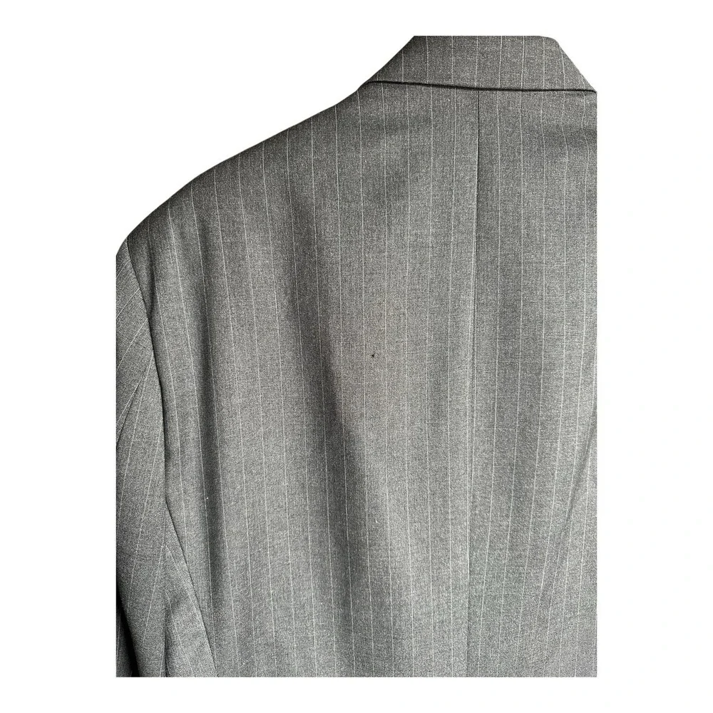 Ralph Lauren Men Total Comfort Suit Separates Jacket Gray Stripe Wool 42Reg $325
